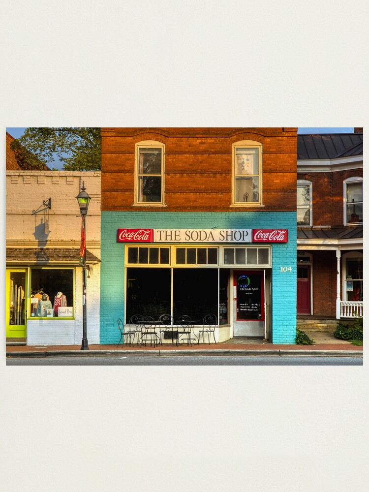 quot The Soda Shop in Davidson NC quot Photographic Print for Sale by quot The Soda Shop in Davidson NC quot Photographic Print for Sale by