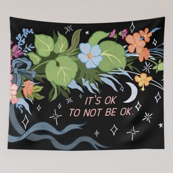 Item preview, It's Ok To Not Be Ok designed and sold by fabfeminist.
