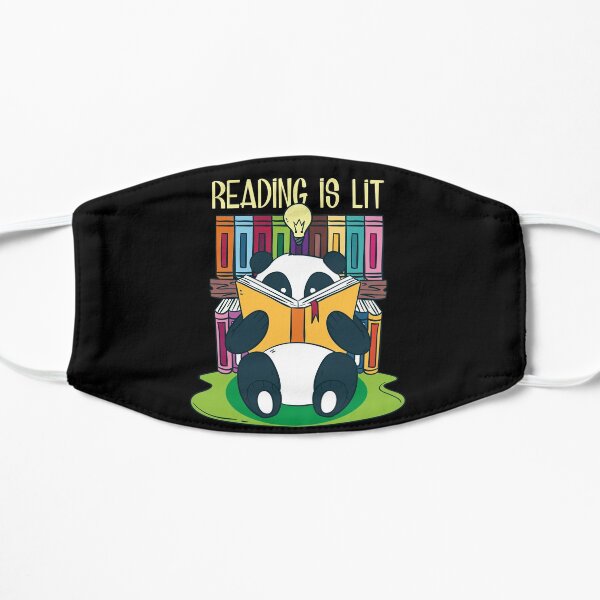 Funny Reading Is Lit English Teacher Avid Tea Gift Mask