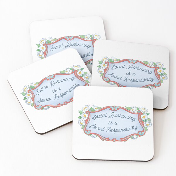 Item preview, Social Distancing Is Social Responsibility designed and sold by fabfeminist.