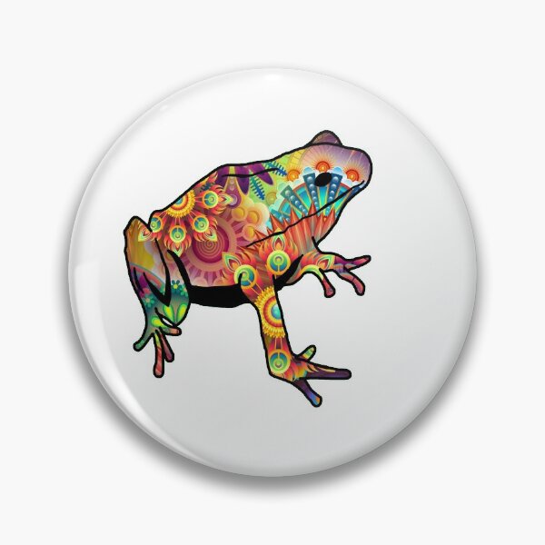 Item preview, Psychedelic Design Frog designed and sold by imphavok.