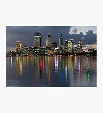 Perth City Skyline 2012 Photographic Print