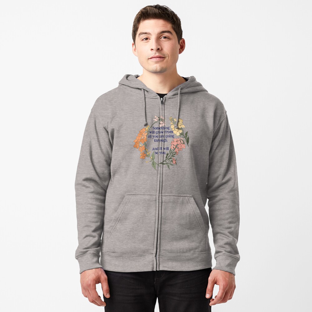Vista previa del artículo con la obra «Sudadera con capucha y cremallera», diseñado y vendido por fabfeminist.