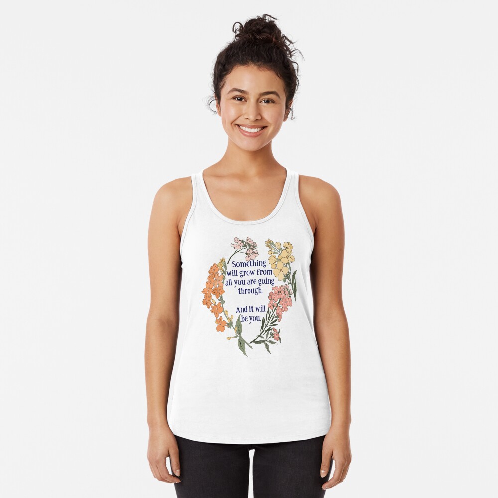 Vista previa del artículo con la obra «Camiseta con espalda nadadora», diseñado y vendido por fabfeminist.