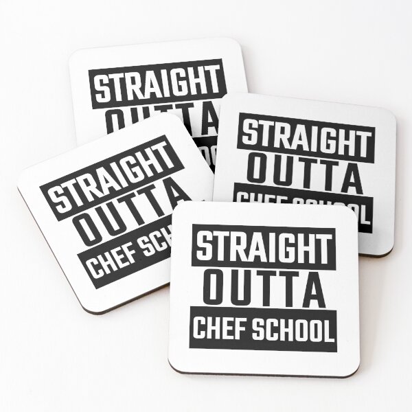 Item preview, Straight Outta Chef School for Culinary School Grads designed and sold by friendlyspoon.