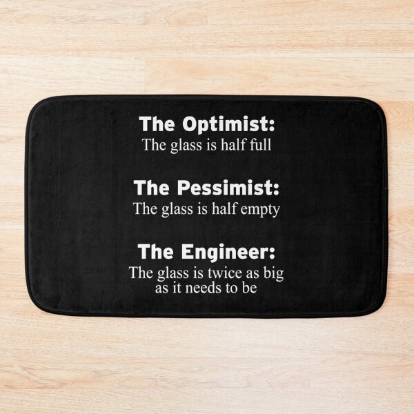 Item preview, Optimist, Pessimist and Engineer: Glass half full designed and sold by NeXore.