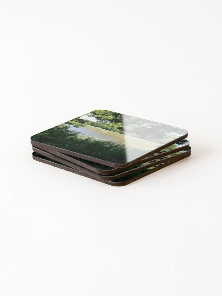 Thumbnail 4 of 5, Coasters (Set of 4), River Through the Trees designed and sold by MamaCre8s.