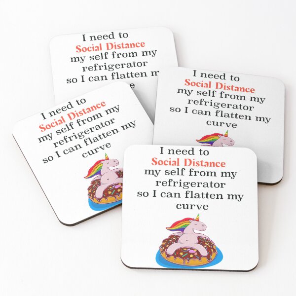 Item preview, Social Distancing Unicorn designed and sold by GreenMall.