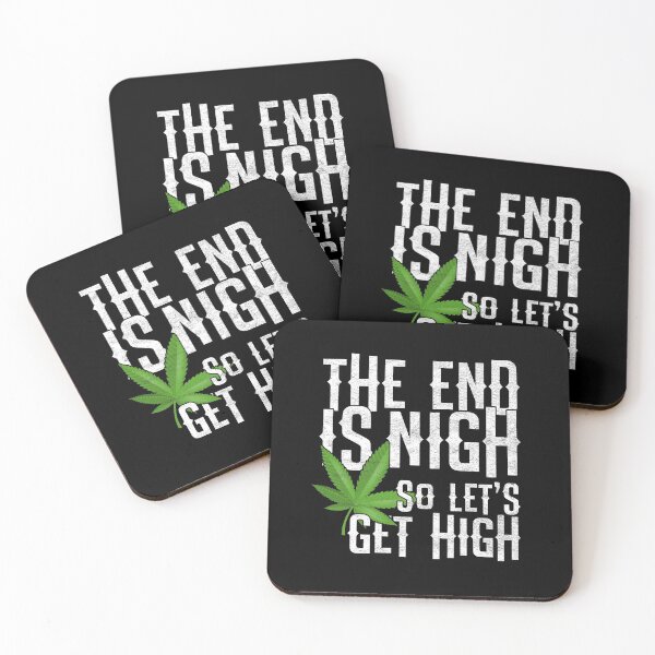 Item preview, The End Is Nigh - So Let's Get High On Weed Pot designed and sold by phoxydesign.