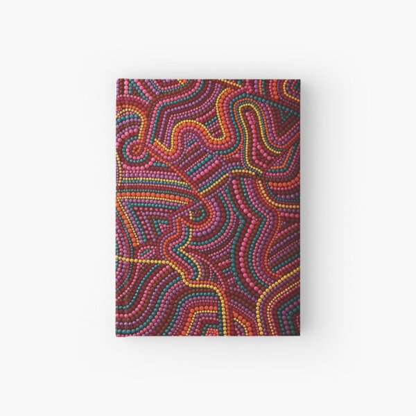 Abstract Dot Painting SELFLOVE by Dutch Artist Tessa Smits Hardcover Journal