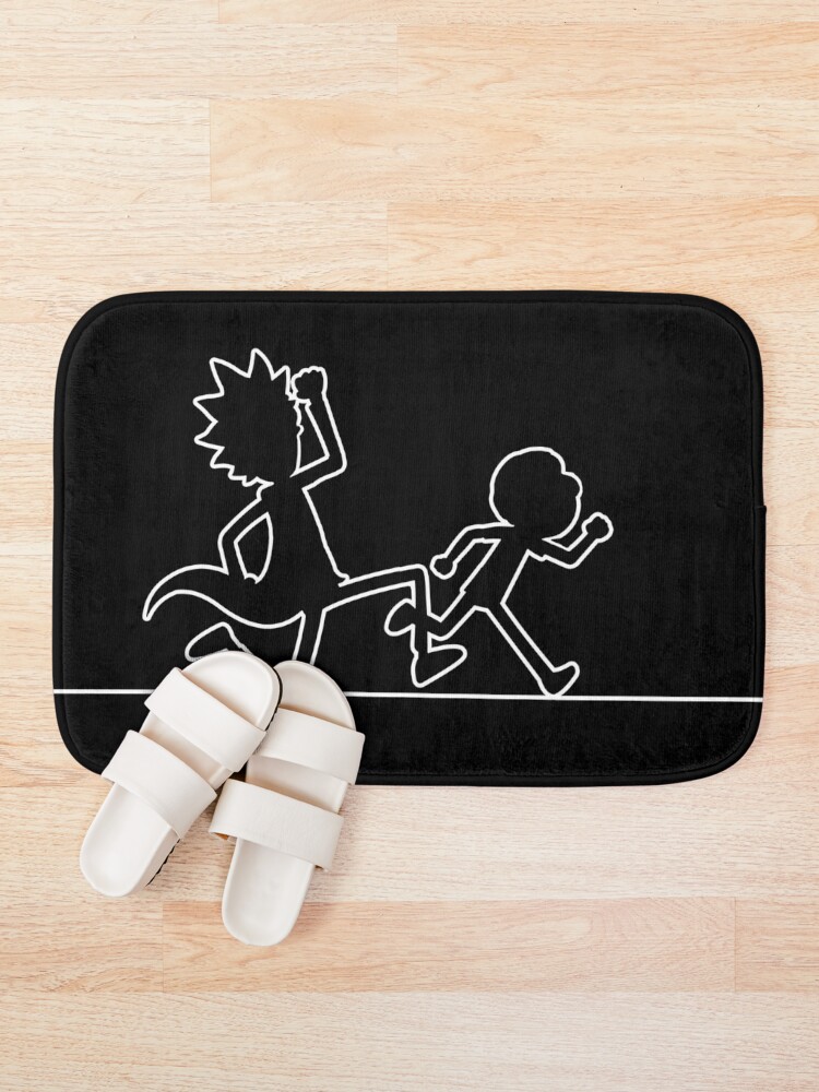 Alternate view of Rick and Morty Bath Mat