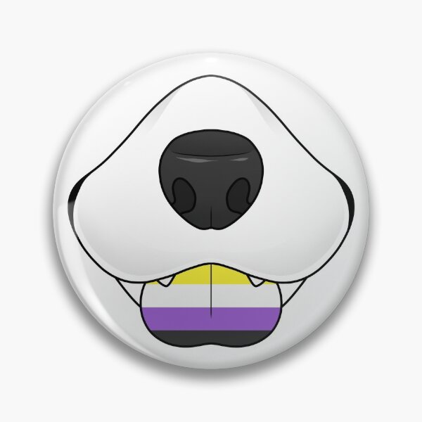 Item preview, Nonbinary PrideBlep (Canine) designed and sold by BloomingHead.