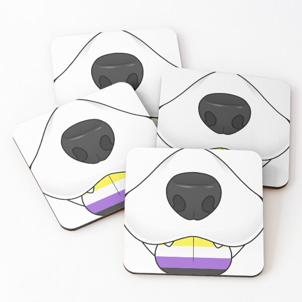 Item preview, Nonbinary PrideBlep (Canine) designed and sold by BloomingHead.