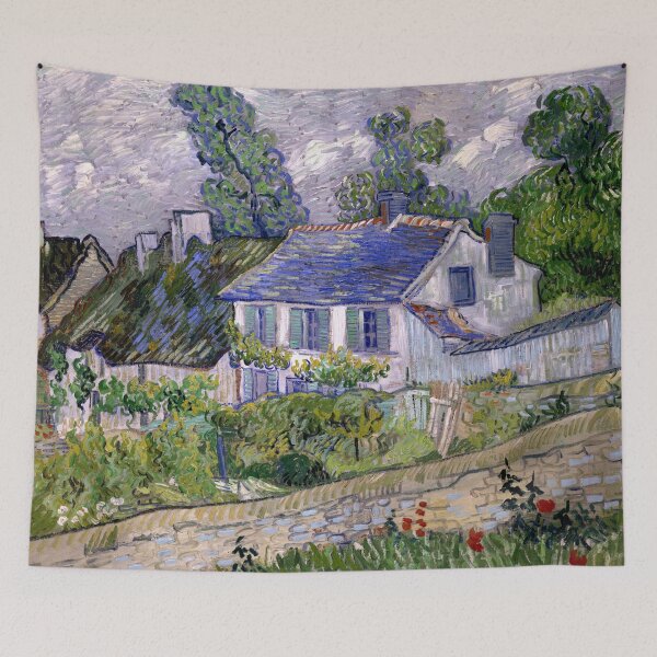 Item preview, Houses at Auvers by Vincent van Gogh designed and sold by Irina Polyanskaya.