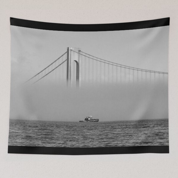 Item preview, Tug at a wall of fog - NYC designed and sold by ShootFirstNYC.