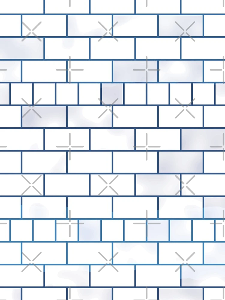 Thumbnail 4 of 4, iPhone Case, Brick Wall - Blue [Roufxis-Rb] designed and sold by RoufXis.