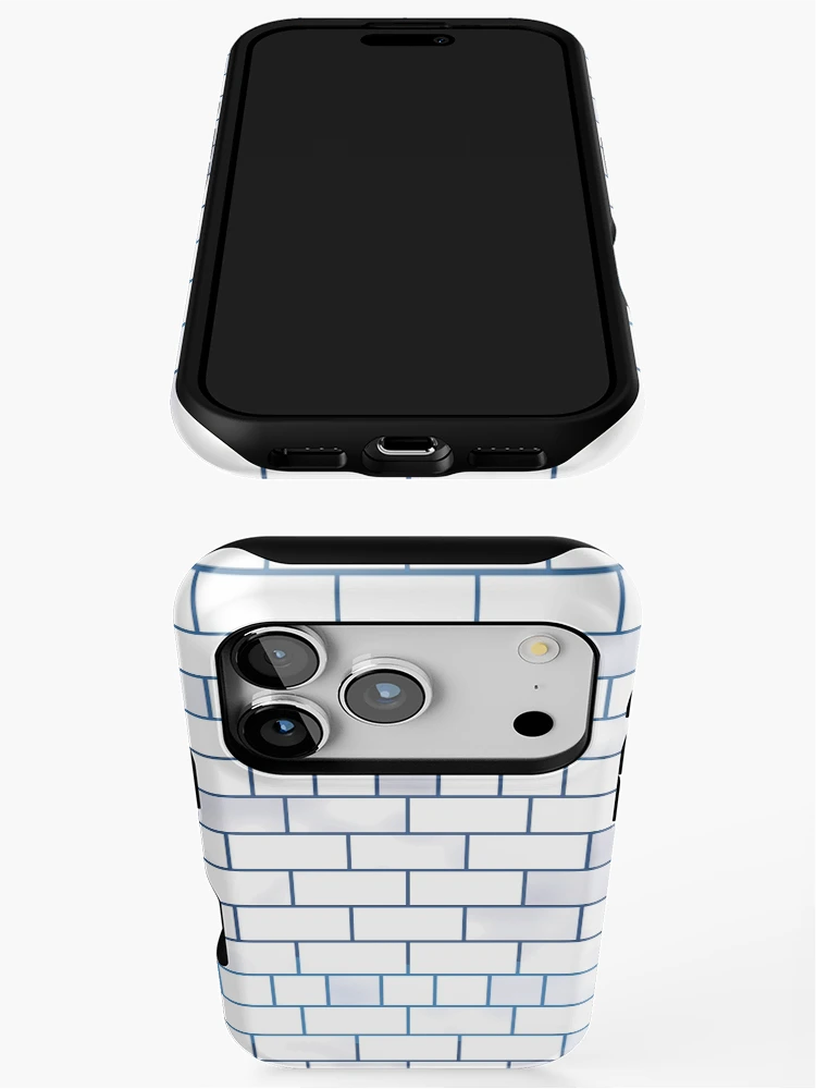 Thumbnail 3 of 4, iPhone Case, Brick Wall - Blue [Roufxis-Rb] designed and sold by RoufXis.