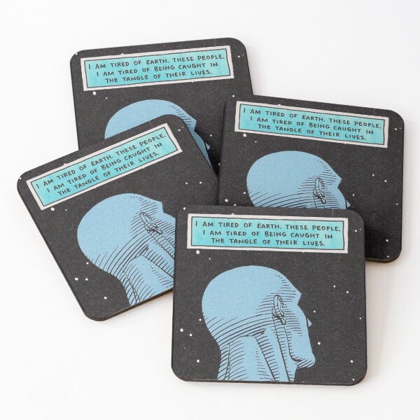 Item preview, Dr Manhatten Tired of Earth designed and sold by MinimalistRay.