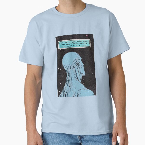 Item preview, Dr Manhatten Tired of Earth designed and sold by MinimalistRay.