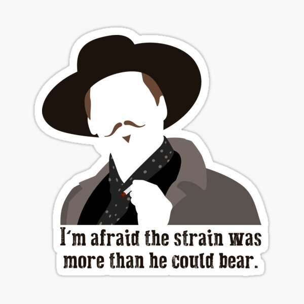 Item preview, Tombstone: The strain was more than he could bear designed and sold by muskitt.