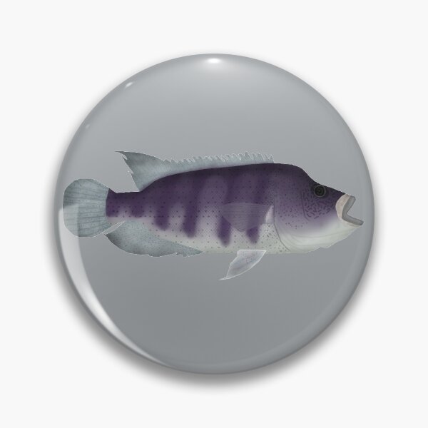Artikelvorschau, Wolf Cichlid entworfen und verkauft von fishfolkart.