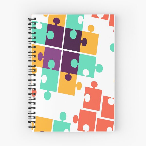 Item preview, Puzzle pieces pattern colorful game designed and sold by Onair555.