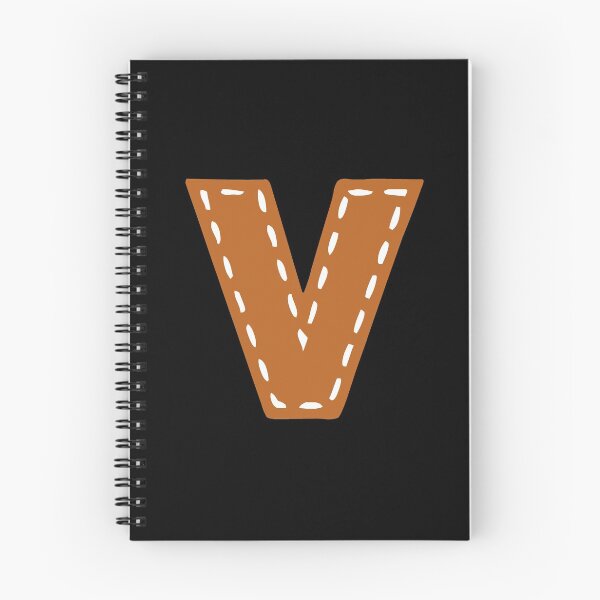 Item preview, V letter sewn in college style USA leather designed and sold by GeogDesigns.