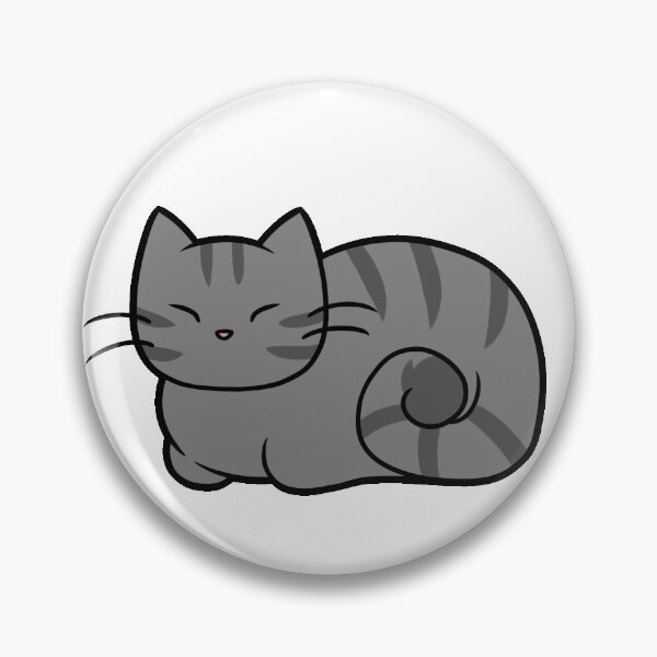 Item preview, Grey Striped Cat designed and sold by Ostrich Nest.