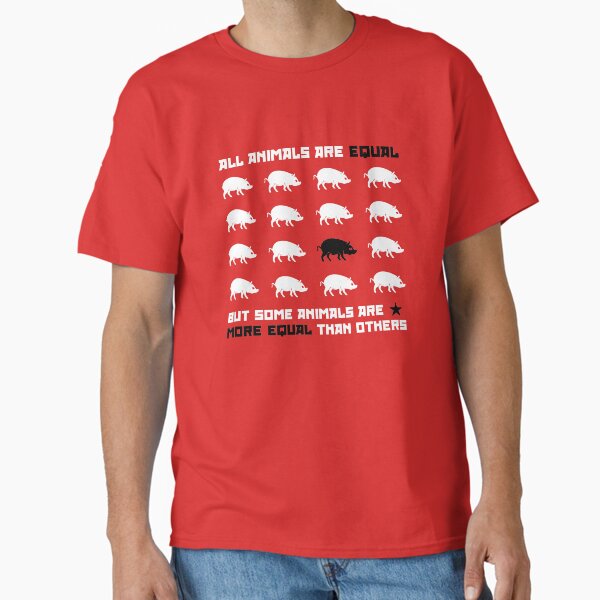 Item preview, All animals are equal 2 (red) designed and sold by twgcrazy.
