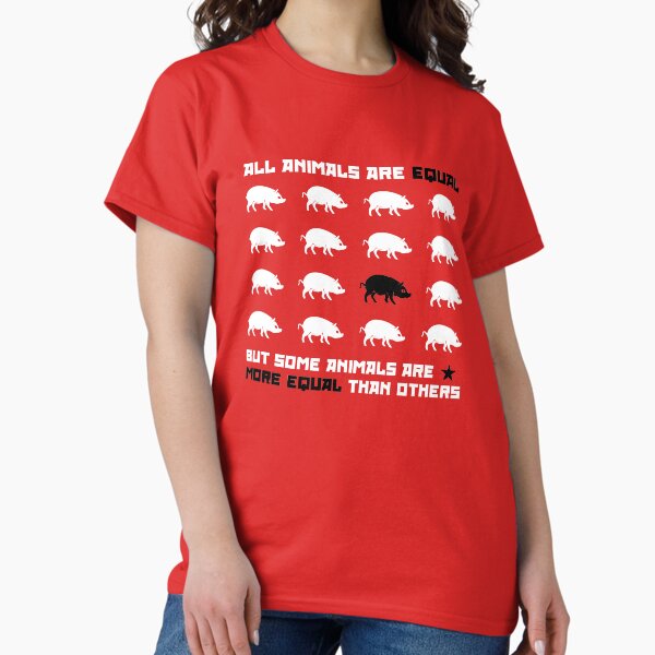 Item preview, All animals are equal 2 (red) designed and sold by twgcrazy.