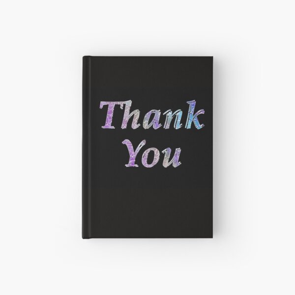 thank you Hardcover Journal