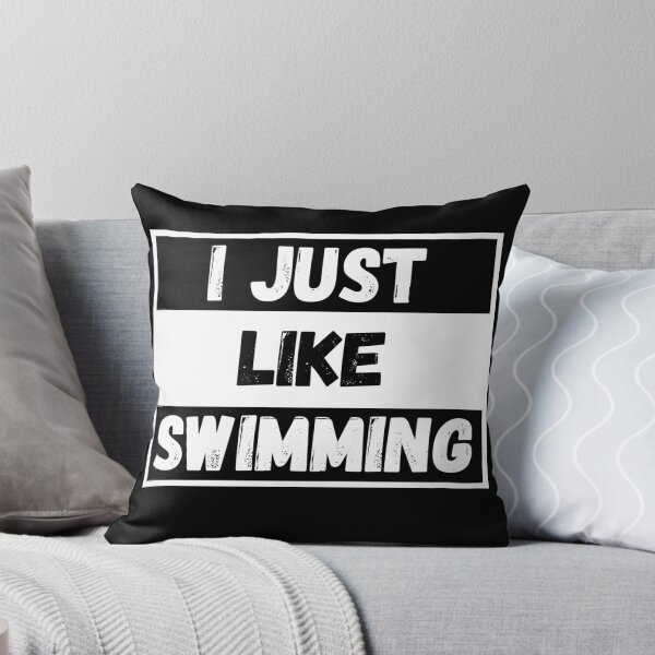 Item preview, I Just Like Swimming - Best Funny Swimmer Gift designed and sold by sviatos.