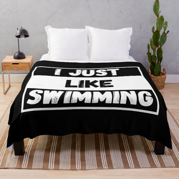 Item preview, I Just Like Swimming - Best Funny Swimmer Gift designed and sold by sviatos.