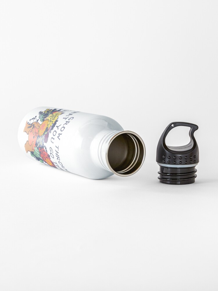 Alternate view of Grow Through What You Go Through Water Bottle