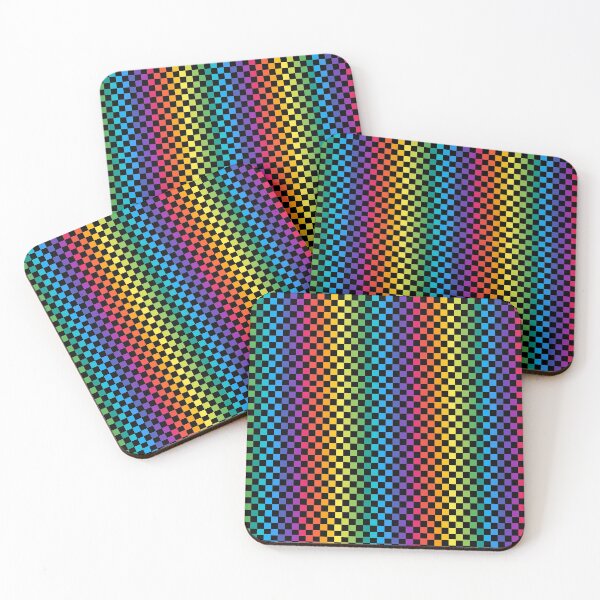 Item preview, Rainbow Check designed and sold by DracoStyles.