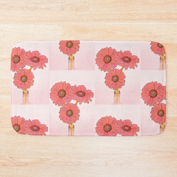 Item preview, Red daisies Pen and ink style pop art designed and sold by Latch Farm  Studios.