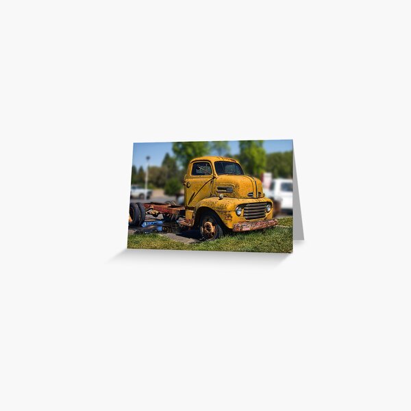 Item preview, Old antique yellow truck designed and sold by happyphotos.