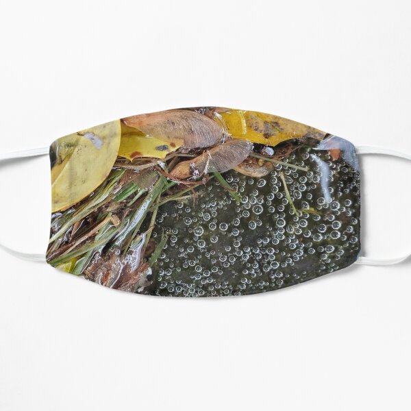 Tiny Bubble and Leaf Microscape Flat Mask