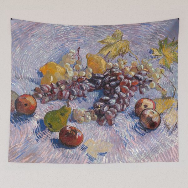 Item preview, Grapes, Lemons, Pears, and Apples, 1887, Gogh, Vincent van  designed and sold by Irina Polyanskaya.