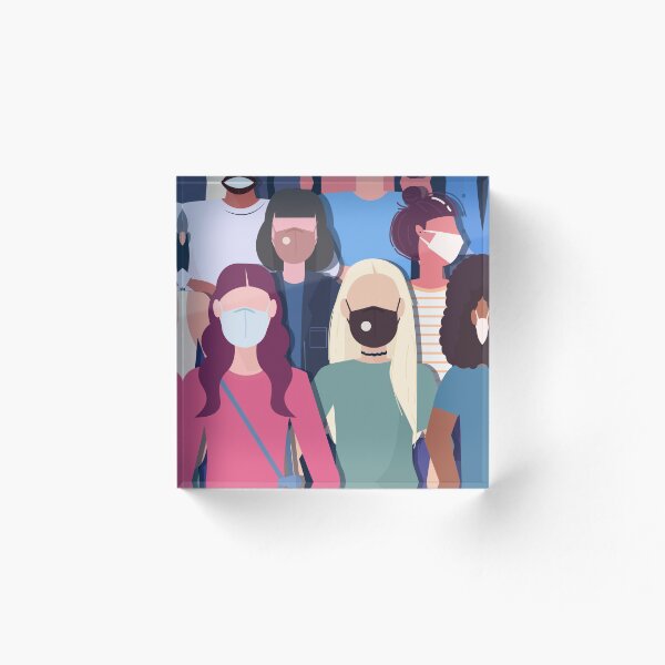 Item preview, The World Is Wearing Masks designed and sold by Sofia Arvanius.