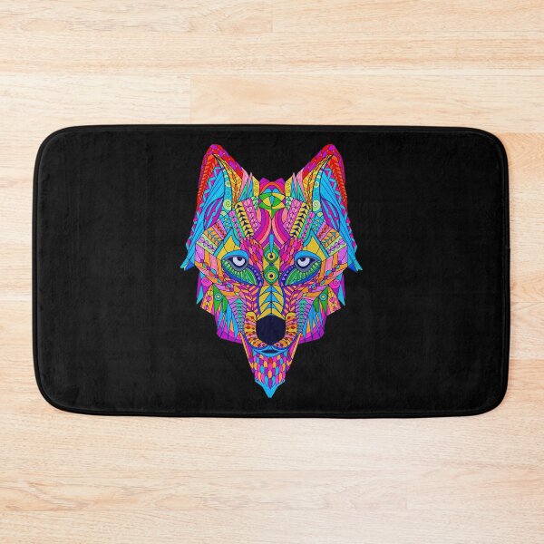 Item preview, Psychedelic Wolf designed and sold by Bododobird.