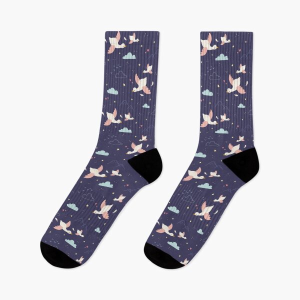 Item preview, Flock of ducks - indigo designed and sold by movezerb.