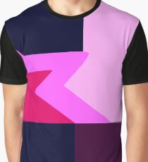 Camiseta gráfica Granate