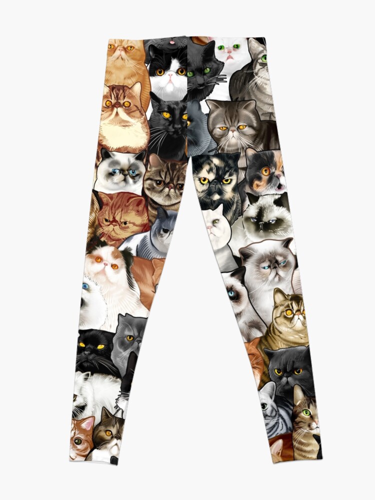 Alternate view of #Catminaproject by Jimiyo Leggings