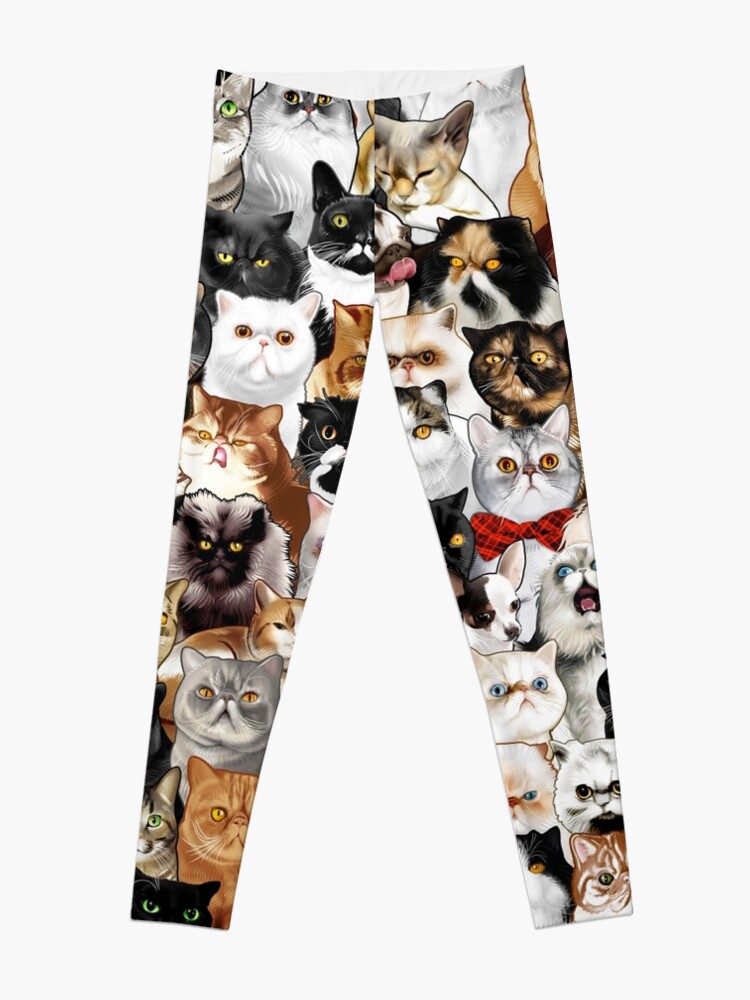 Alternate view of #Catminaproject by Jimiyo Leggings