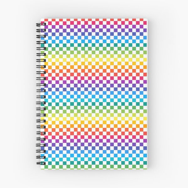 Item preview, Rainbow Check White designed and sold by DracoStyles.