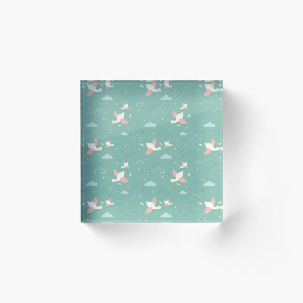 Item preview, Bandada de patos - robin blue designed and sold by movezerb.