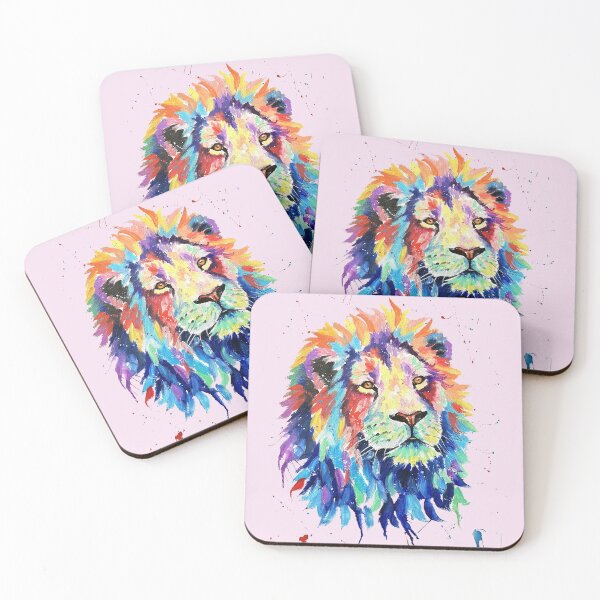 Item preview, Multicolour Lion designed and sold by sarahstribb.