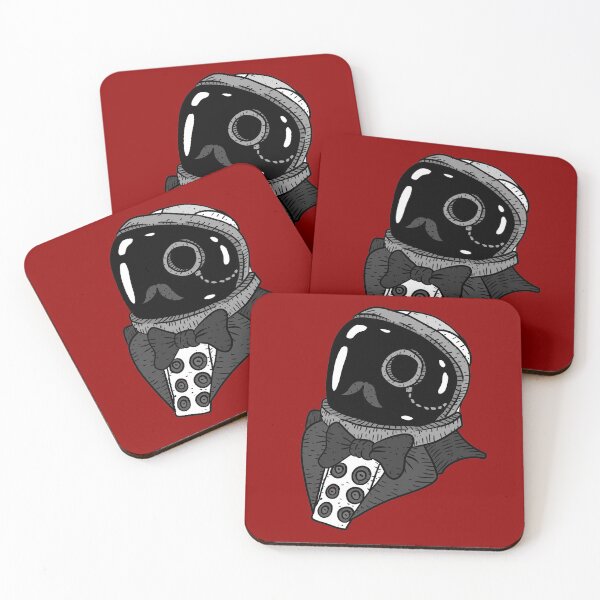 Item preview, gentlemen astronaut. retro black and white.  designed and sold by JJadx.