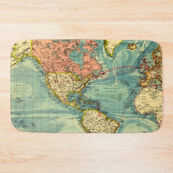 Item preview, World Map Featuring United States of America designed and sold by mwagie.